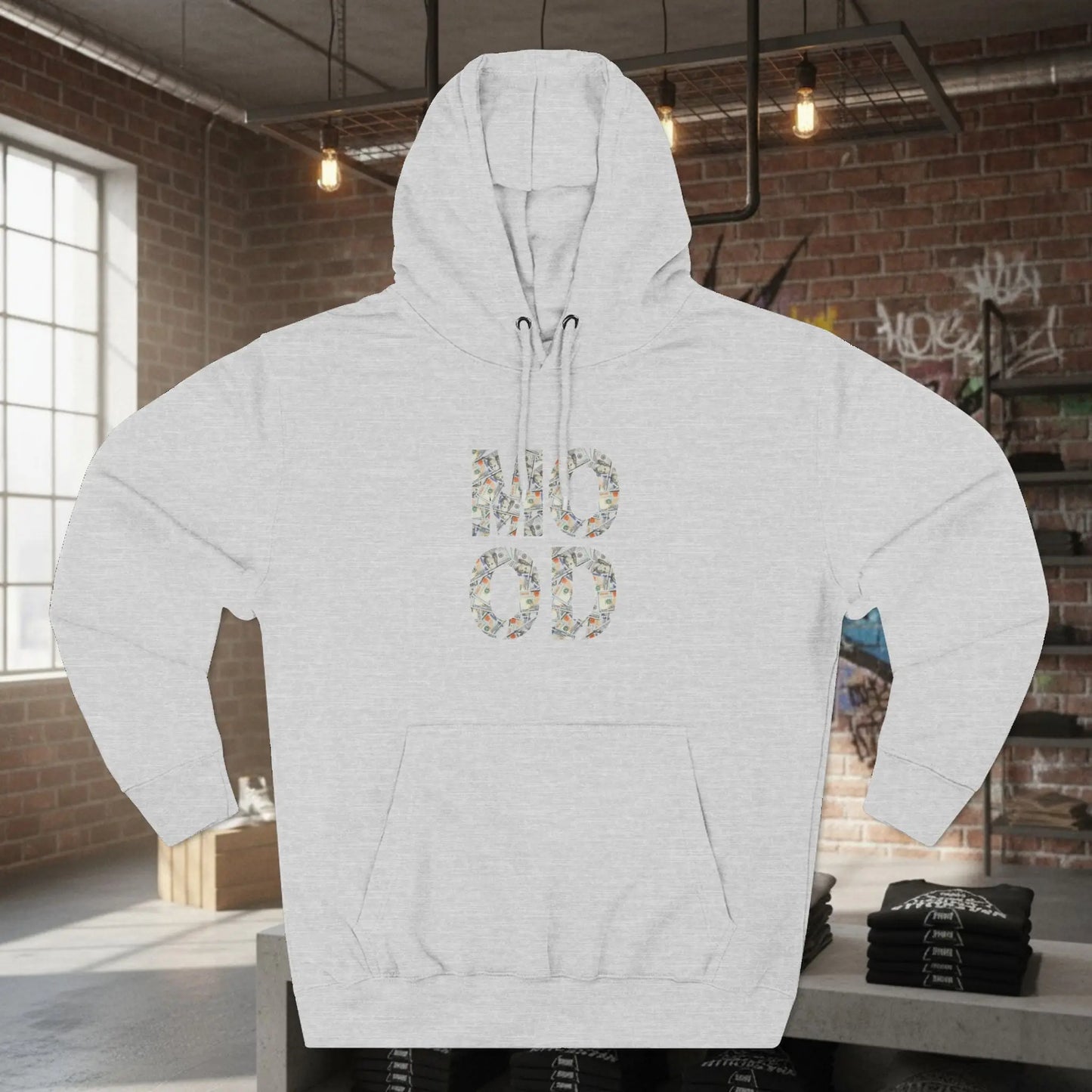 Mood Fleece Hoodie Printify