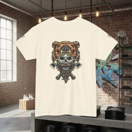 TrapGear "Bear Mentality - Born to Build" Graphic Tee by Printify