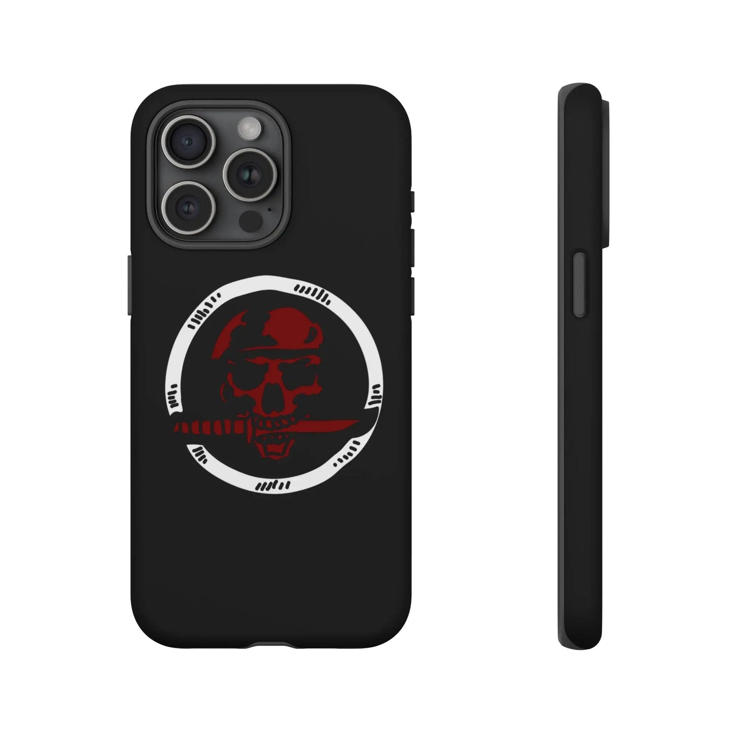 Phone Case - Skull and Sword Edgy Smartphone Cover for Men Printify