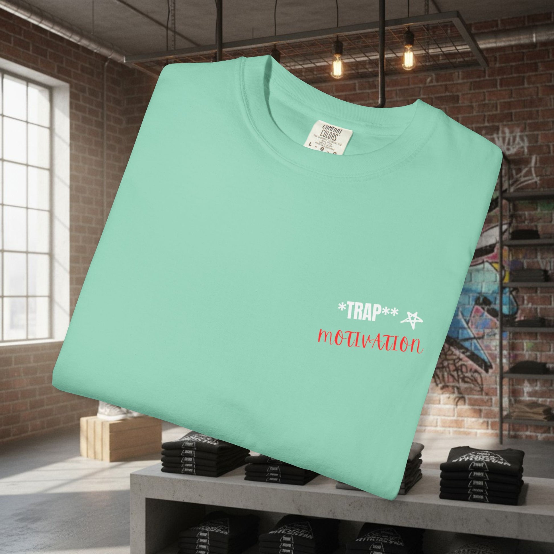 Trap Motivation Bulldog Mentality T-Shirt by Printify