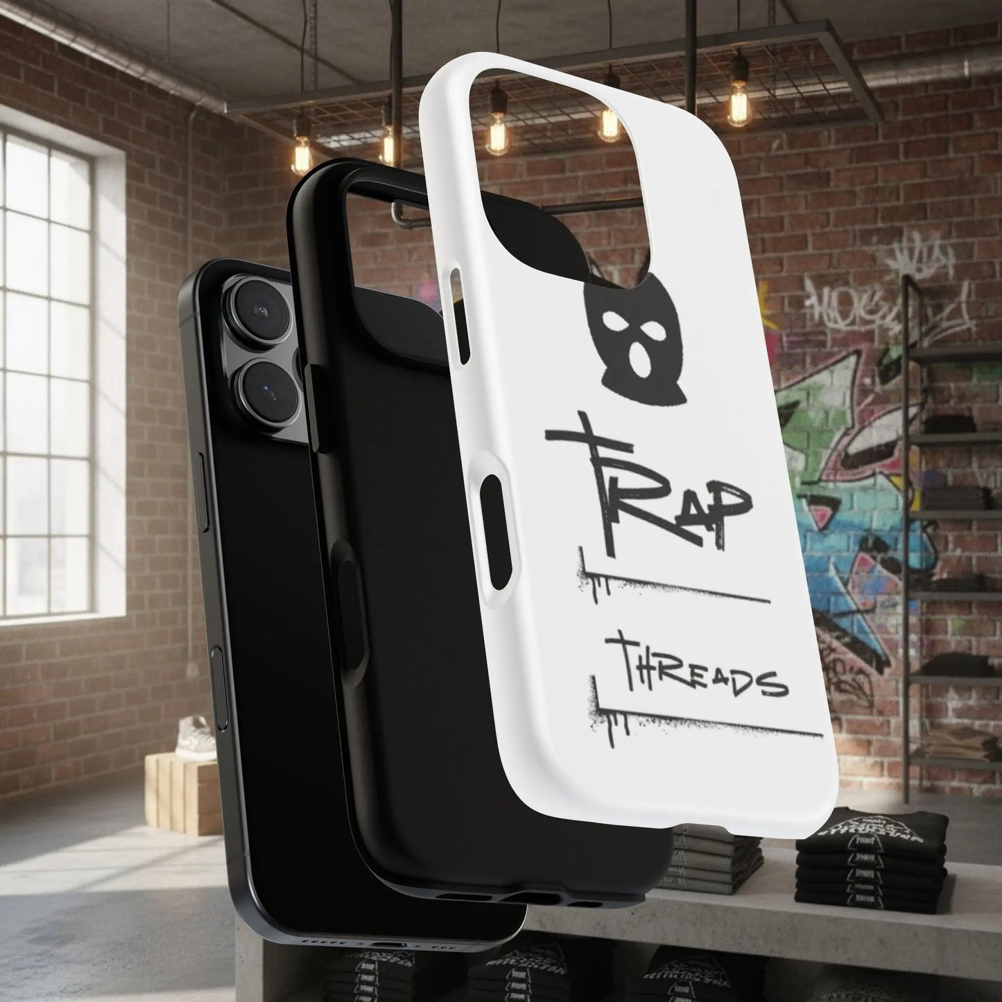 Phone Case - 'Trap Threads' Skully Logo Protective Cover Trap Threads clothing