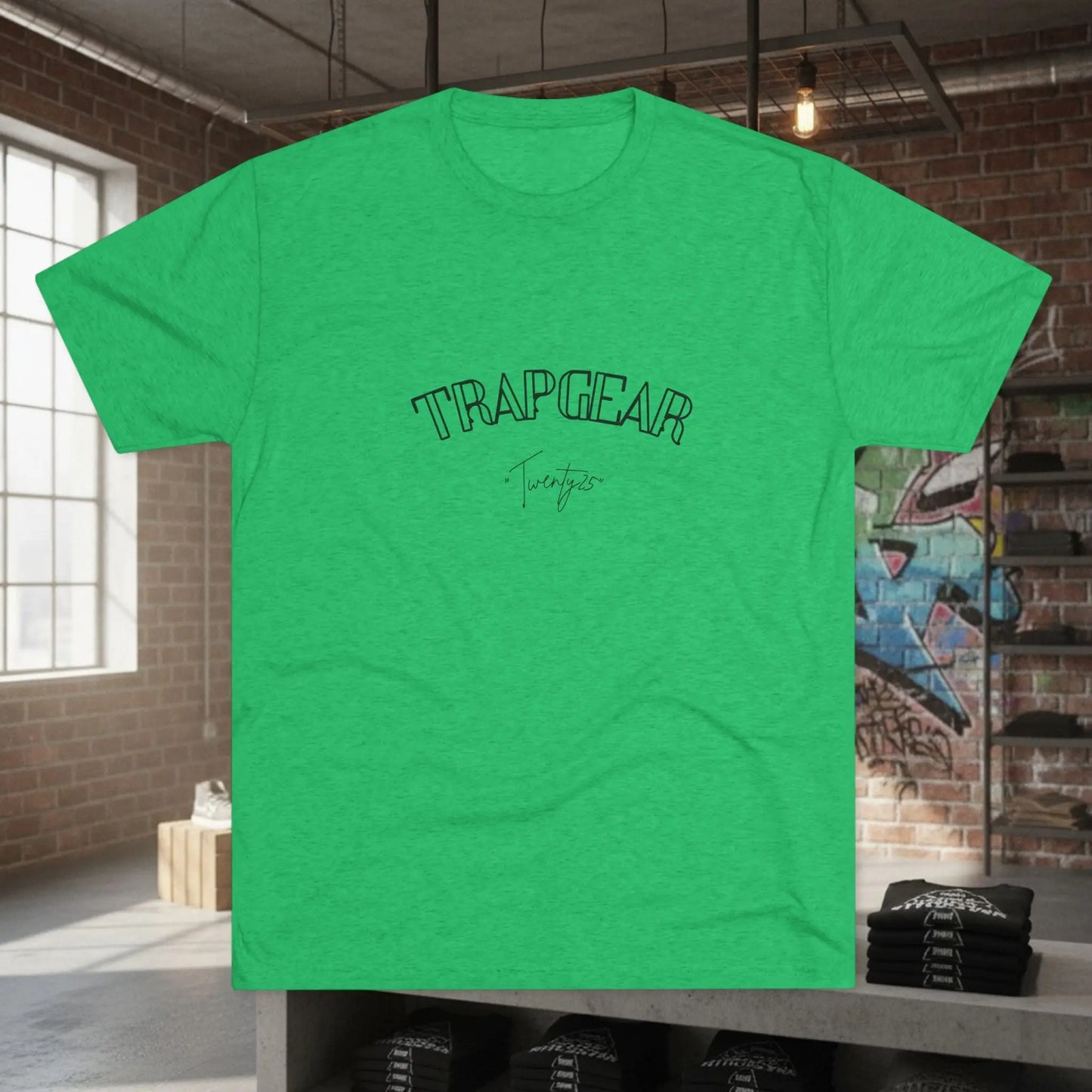 Wolf Logo Tri-Blend Tee Printify