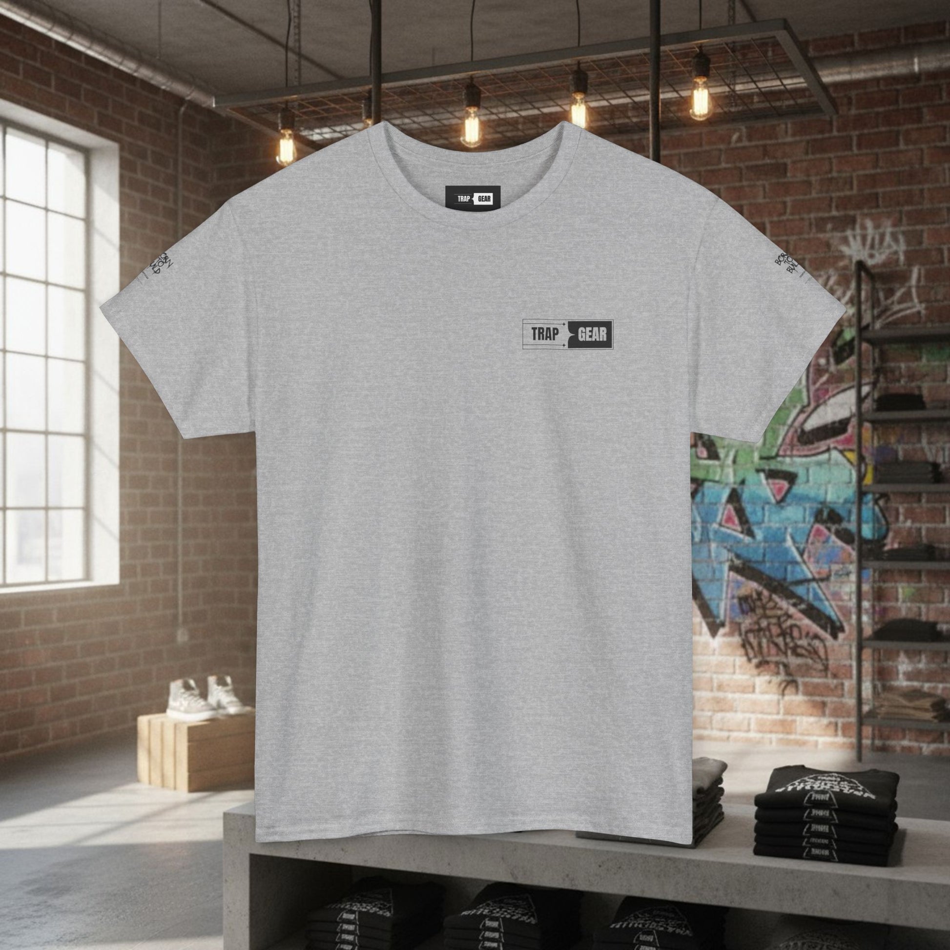 TrapGear "Bear Mentality - Born to Build" Graphic Tee by Printify