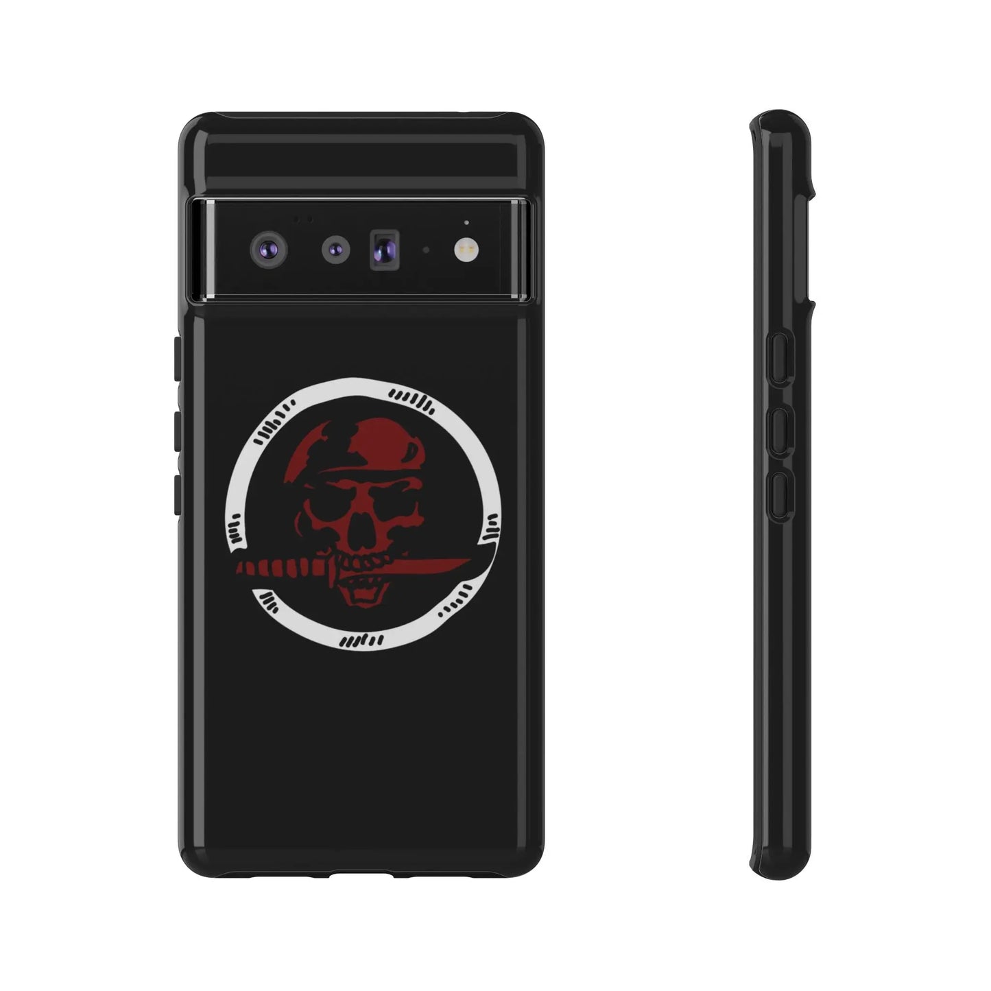 Phone Case - Skull and Sword Edgy Smartphone Cover for Men Printify