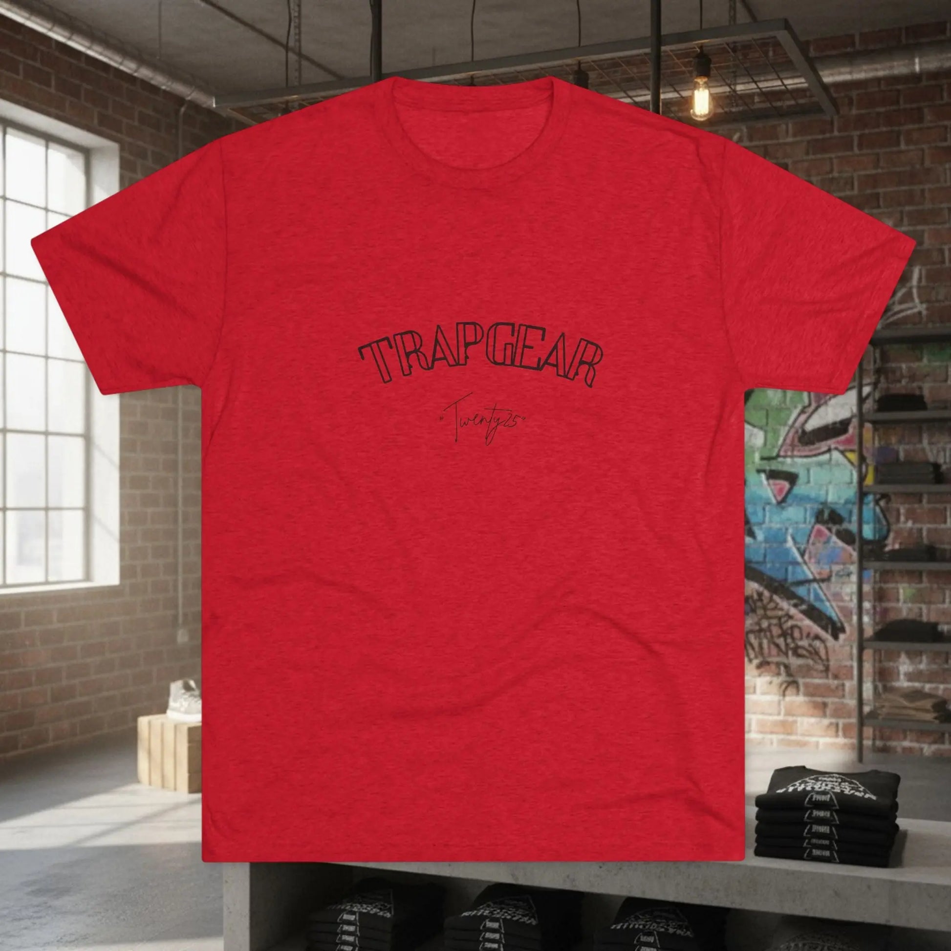 Wolf Logo Tri-Blend Tee Printify