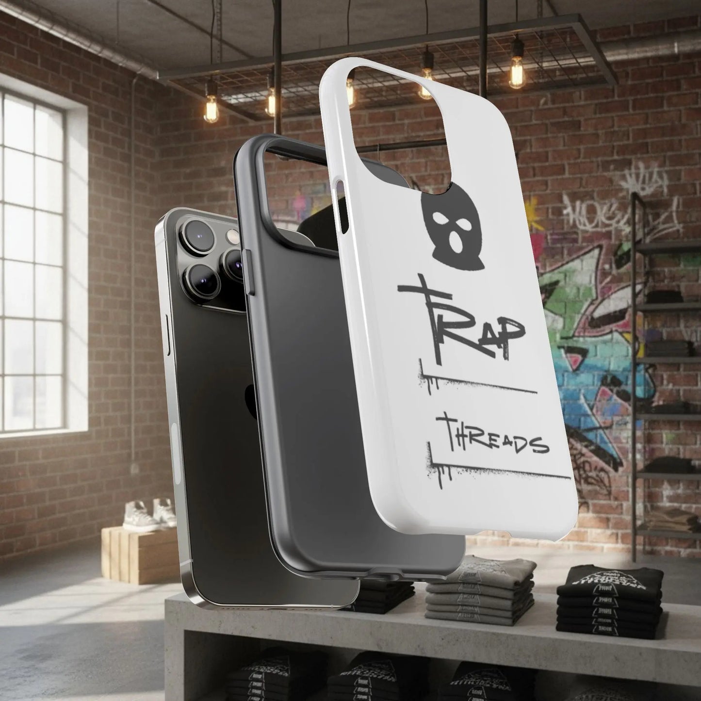 Phone Case - 'Trap Threads' Skully Logo Protective Cover Trap Threads clothing