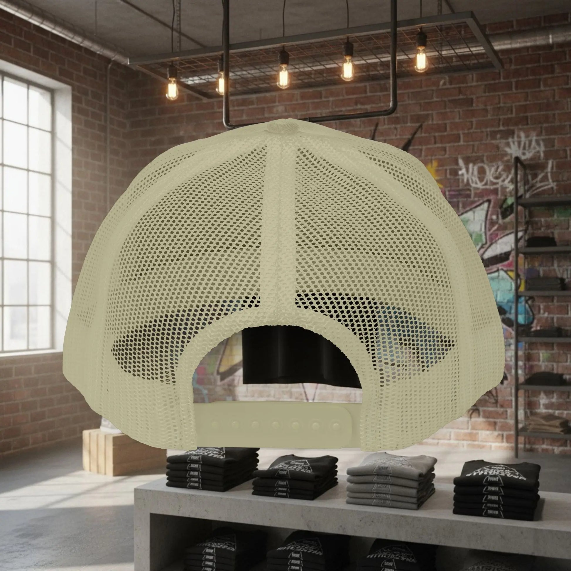 Trucker Cap - Born to Build Trapgear Design Printify