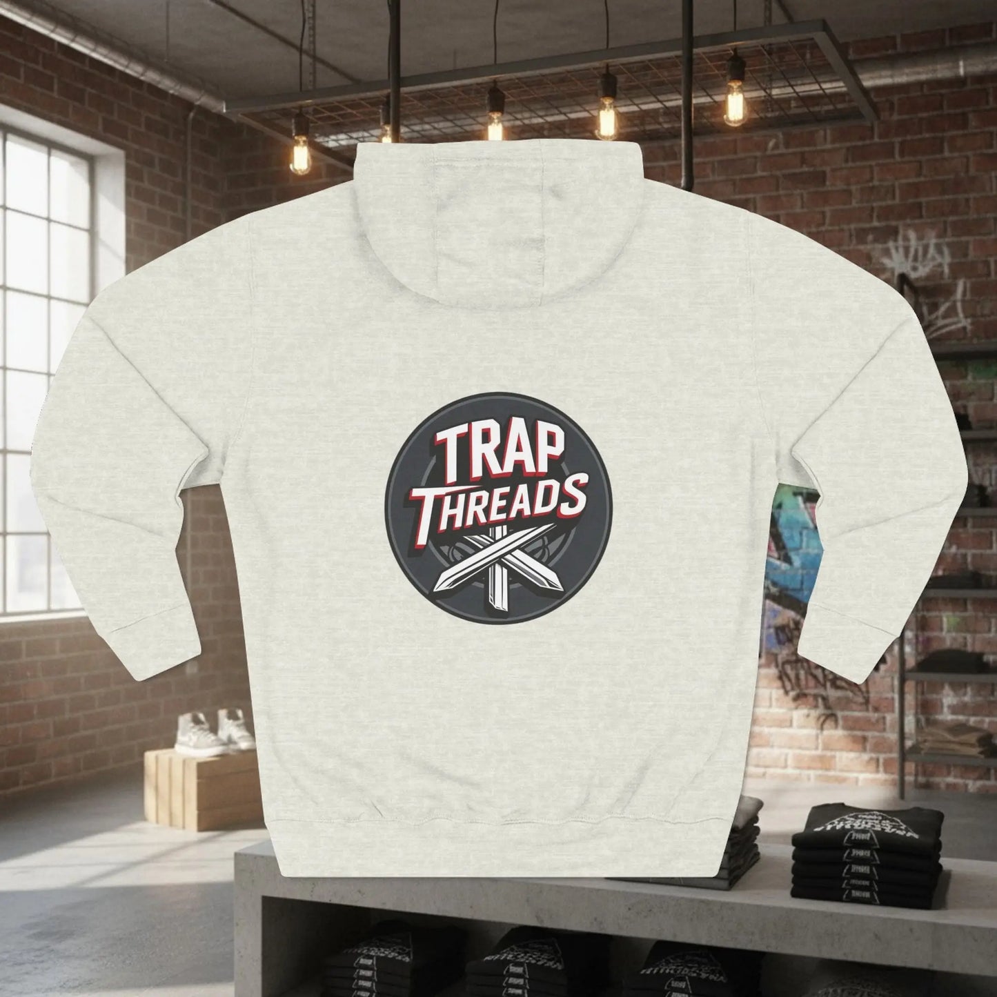 Trap Motivation Fleece Hoodie Printify