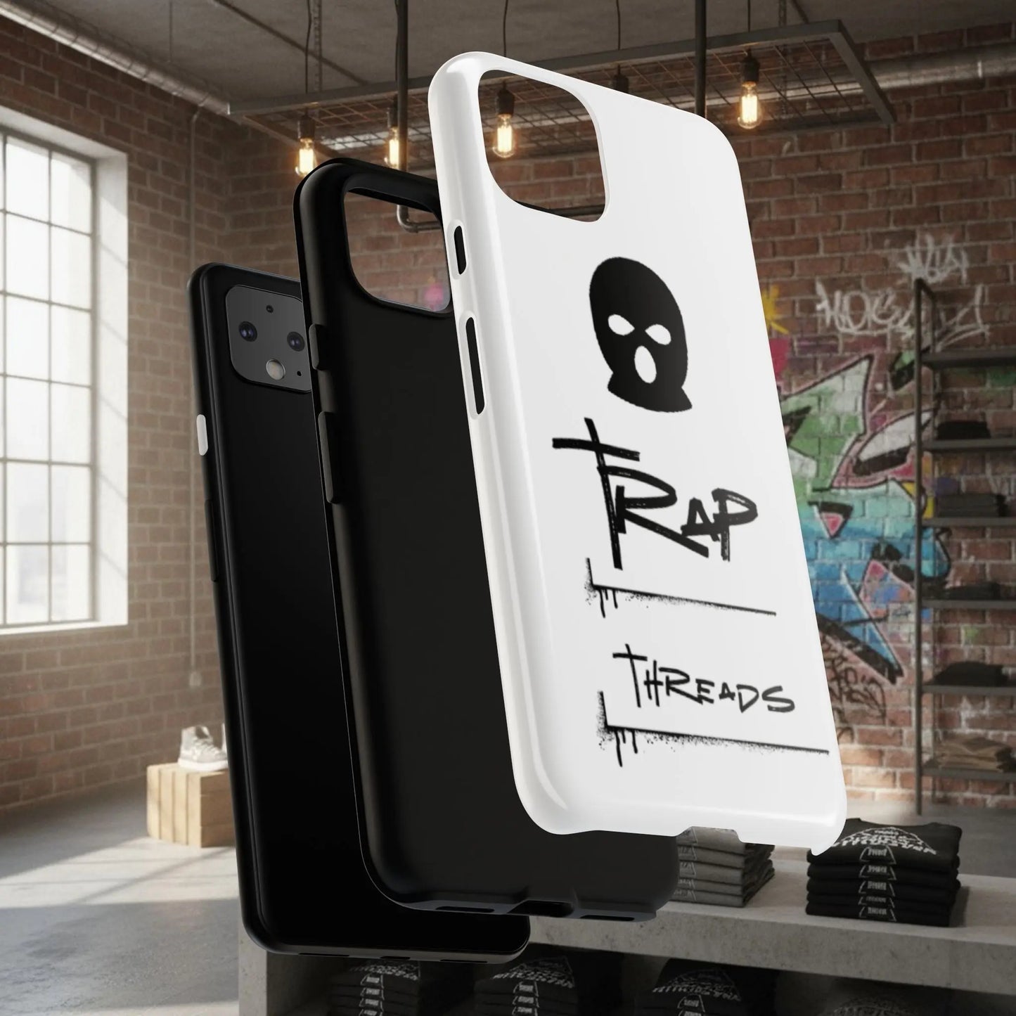 Phone Case - 'Trap Threads' Skully Logo Protective Cover Trap Threads clothing