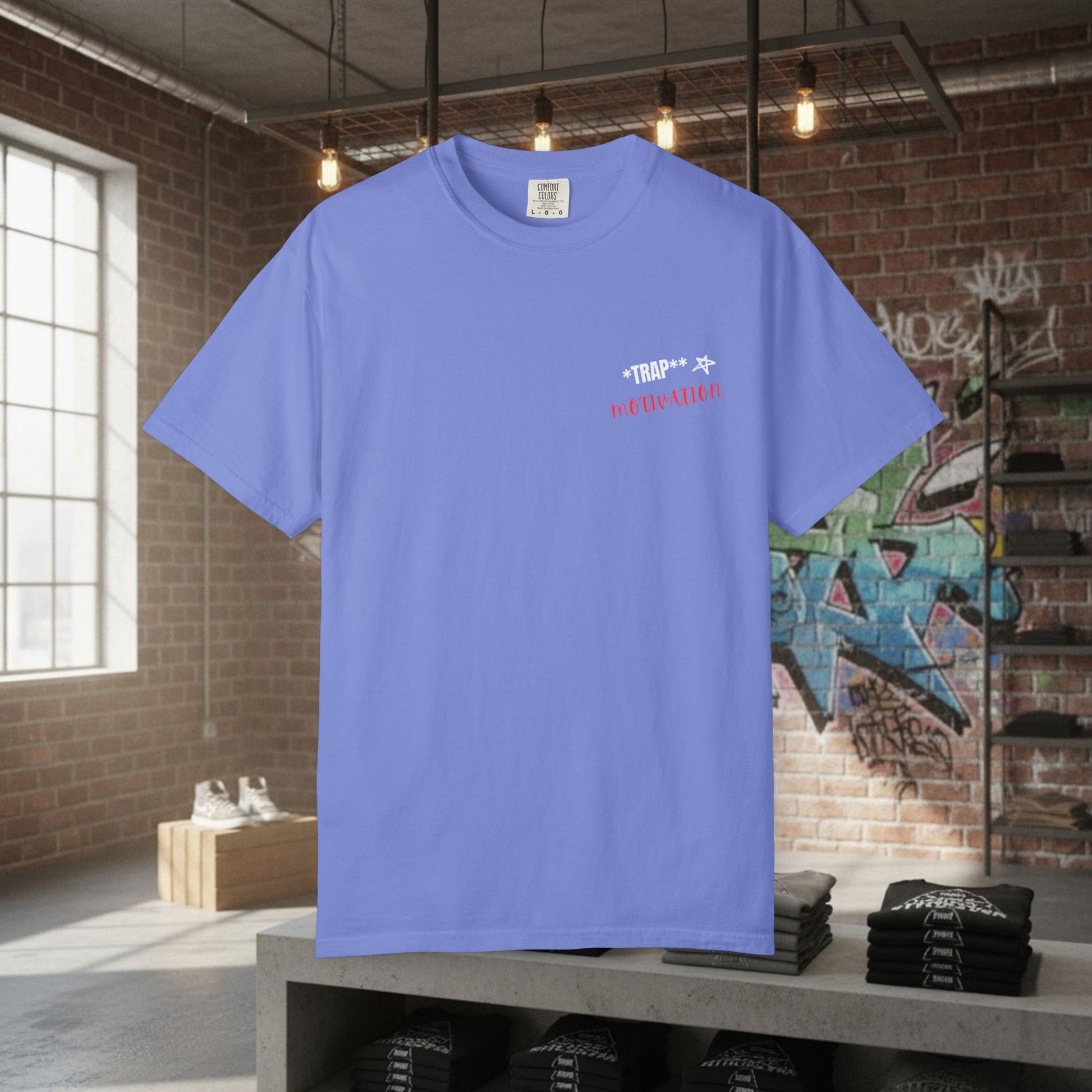 Trap Motivation Bulldog Mentality T-Shirt by Printify