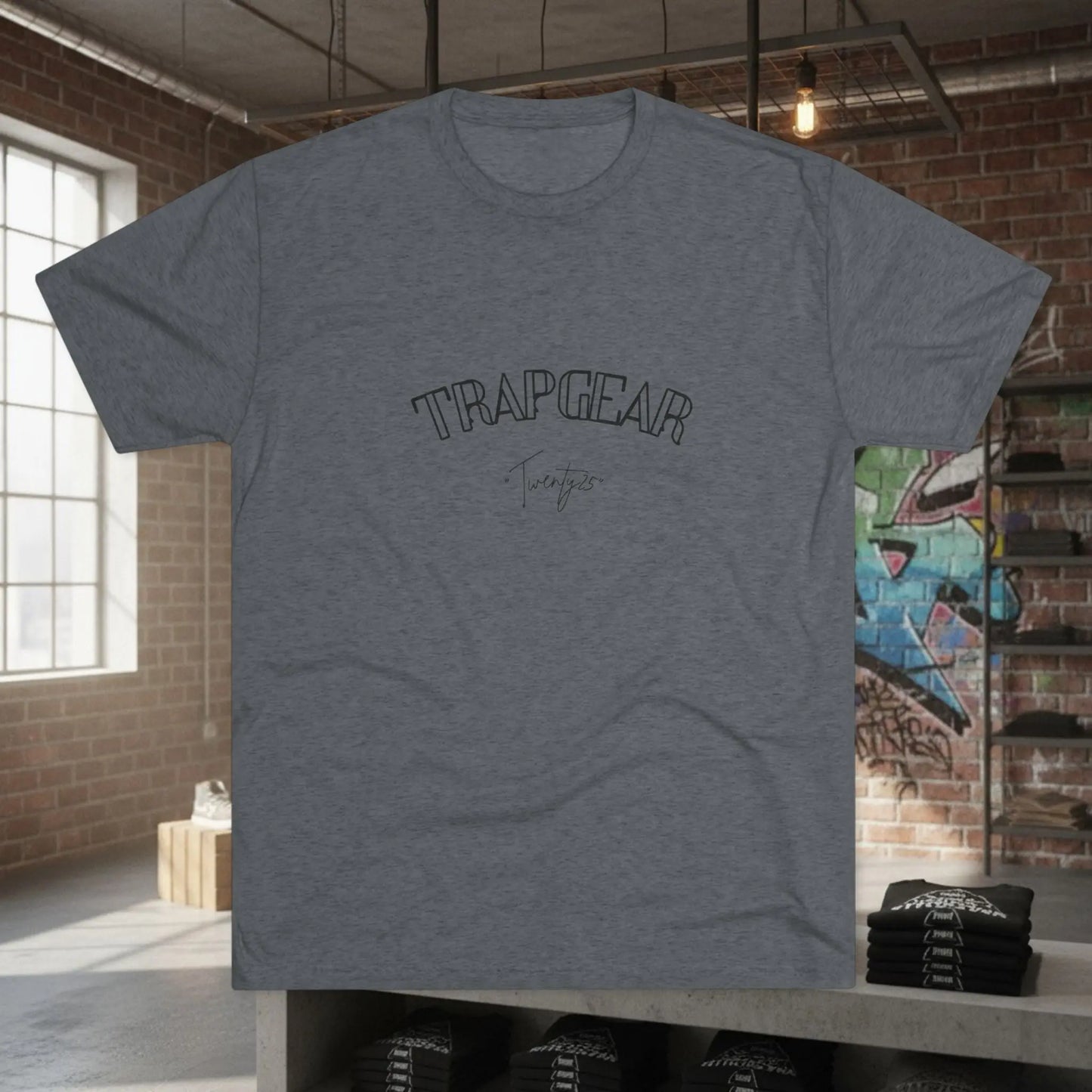 Wolf Logo Tri-Blend Tee Printify