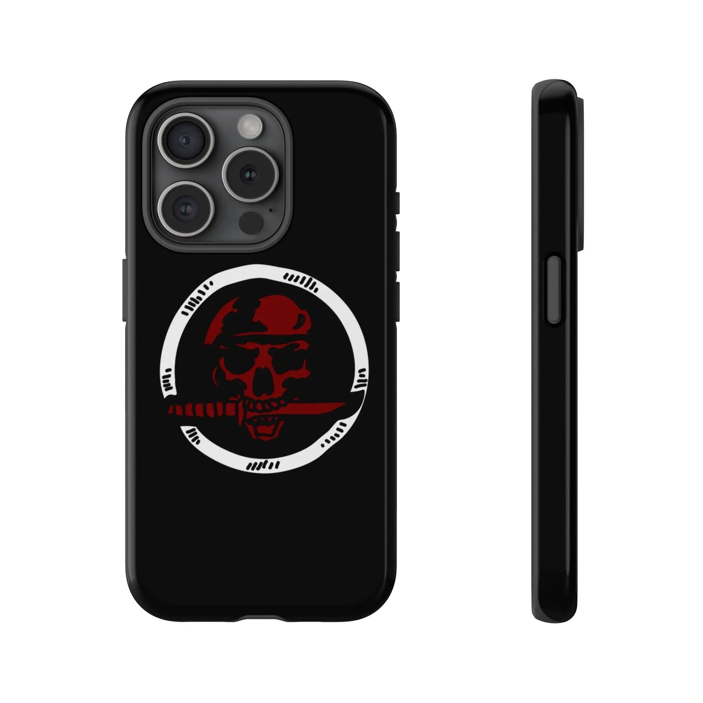 Phone Case - Skull and Sword Edgy Smartphone Cover for Men Printify