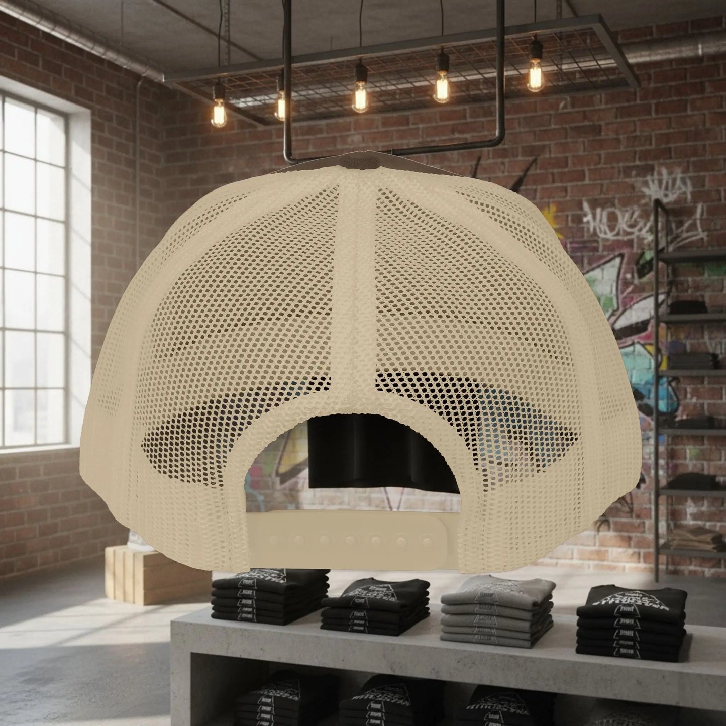 Trucker Cap - Born to Build Trapgear Design Printify