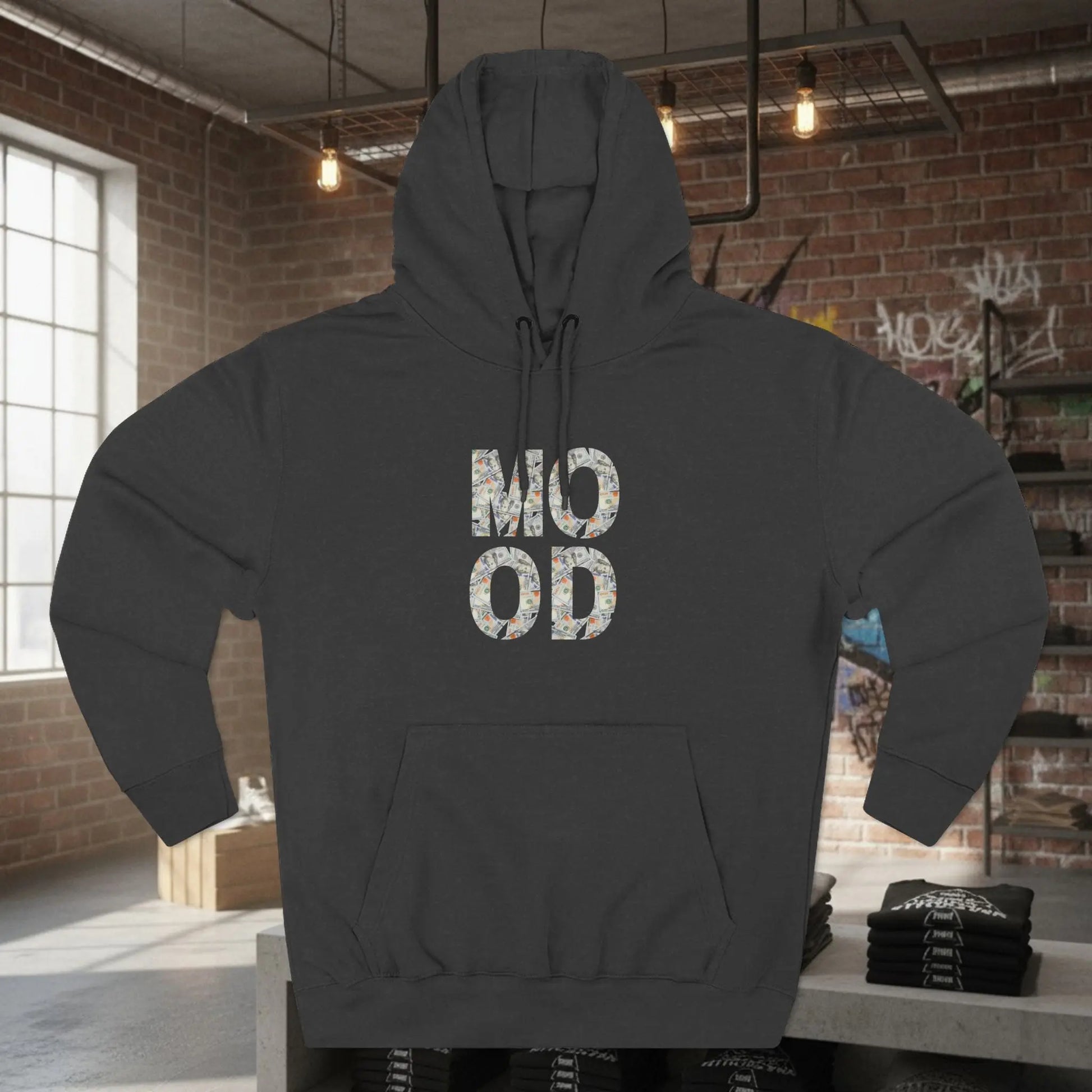 Mood Fleece Hoodie Printify