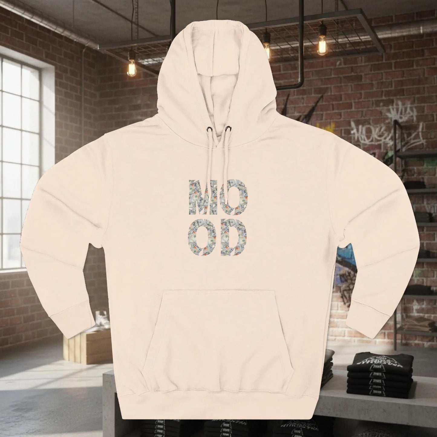 Mood Fleece Hoodie Printify